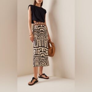 Johanna Ortiz Skirt Mozambique Ankle Skirt Kuna Black 2
